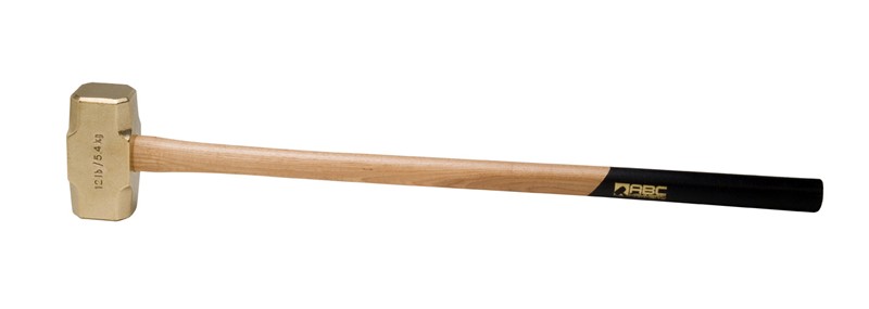 12 lb. Brass Hammer with 32" Wood Handle